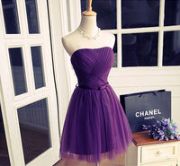 Off the shoulder short bridesmaid dress purple prom dress lavender homecoming dress