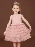 Sleeveless ball gown little girl’s dress