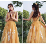 Yellow bridesmaid dresses short tulle dress