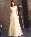 Middle sleeve embroidered wedding dress white champagne