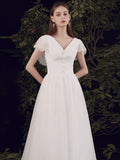 White prom dress wedding dress