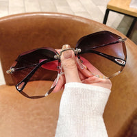 Cute sunglasses gradient HD lens