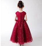 Sparkly burgundy Mother and Child Dress
