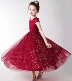 Sparkly burgundy Mother and Child Dress